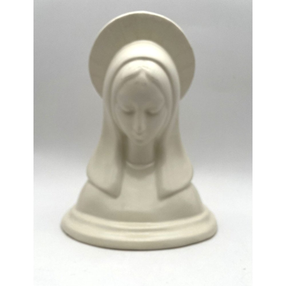 Vtg. Monmouth Madonna Pottery Planter